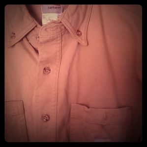 FR Men's Carhartt Long Sleeve Button Up